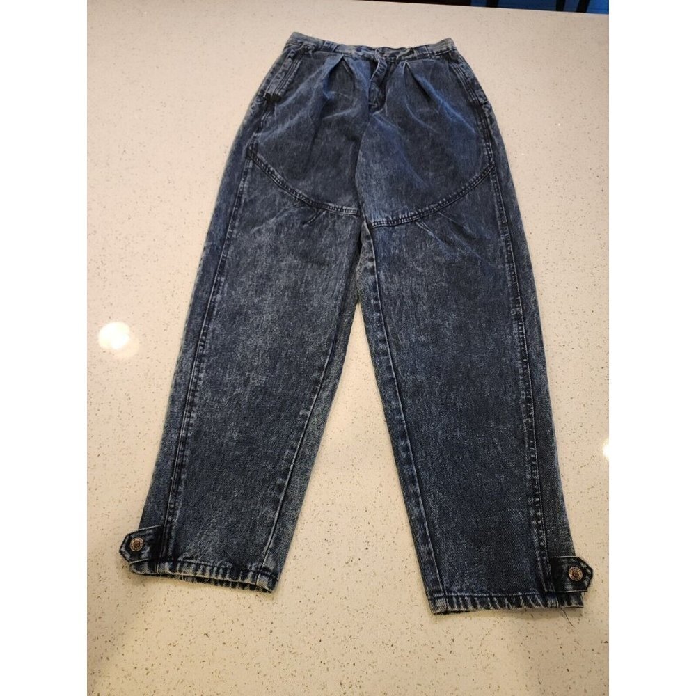 Mens Ground Zero Acid Washed Jeans 31 Vintage 90s High Rise